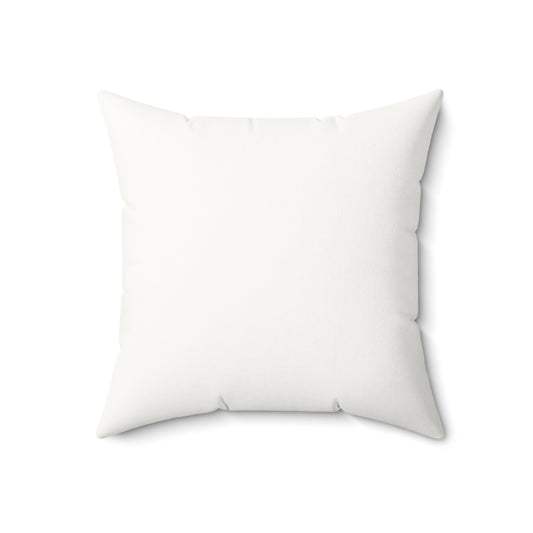 White pillow on a white background