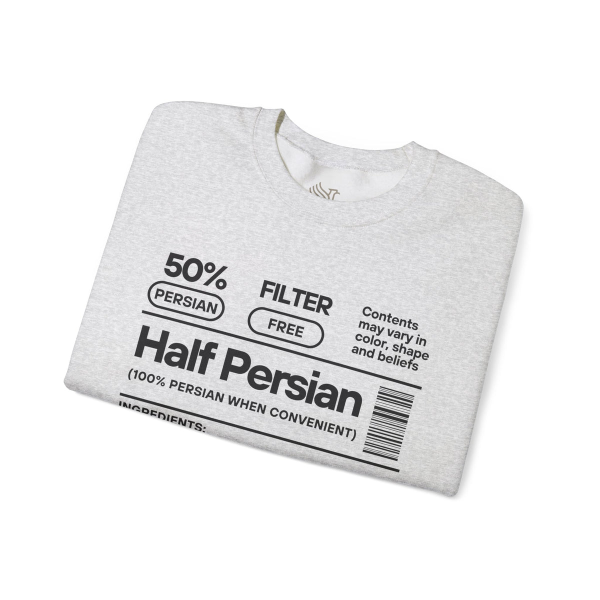 50% Persian Heritage Unisex Sweatshirt (Tehran Version)