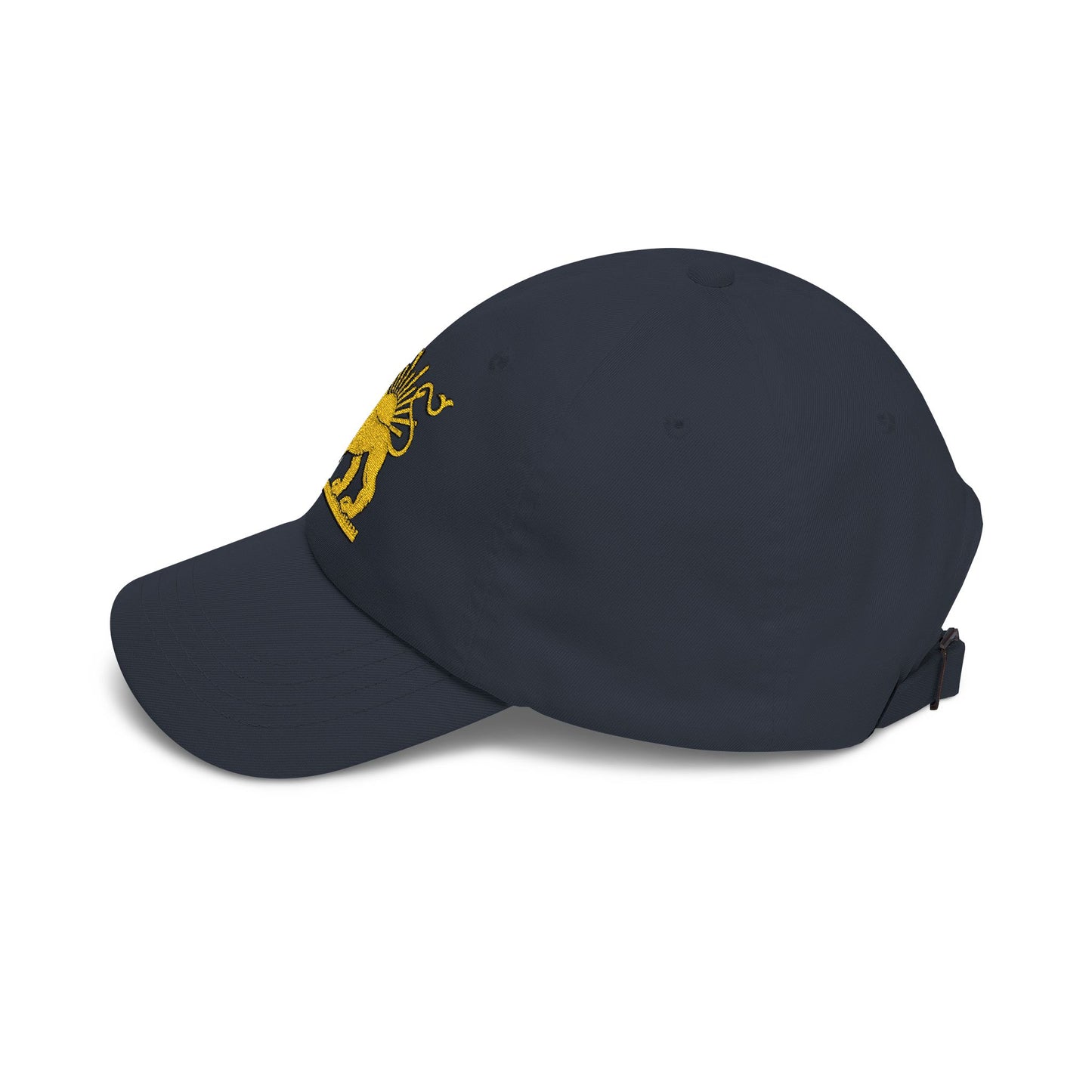 Black cap on a white background