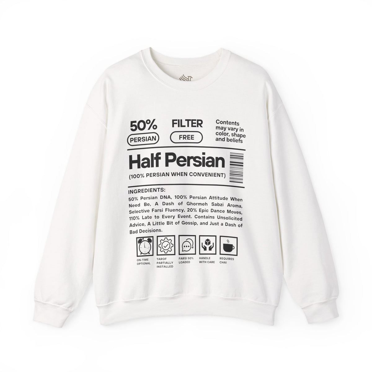 50% Persian Heritage Unisex Sweatshirt (Tehran Version)