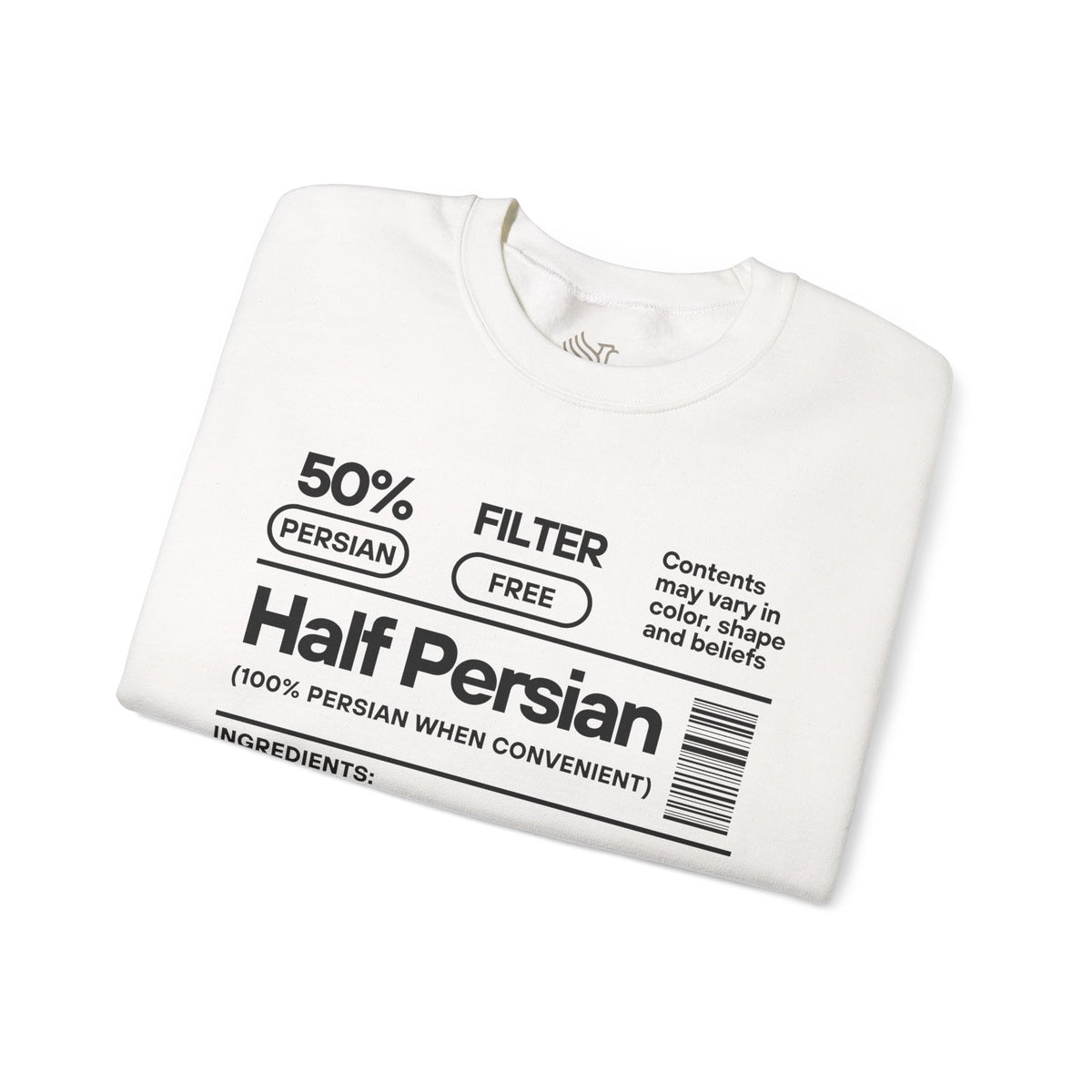 50% Persian Heritage Unisex Sweatshirt (Tehran Version)