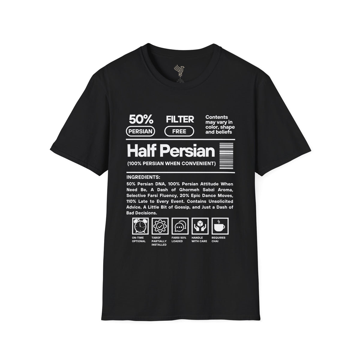 50% Persian Heritage Unisex T-Shirt (Tehran Version)
