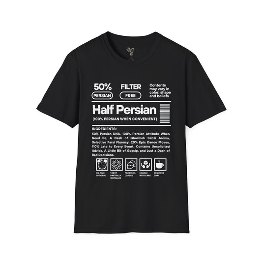 50% Persian Heritage Unisex T-Shirt (Tehran Version)