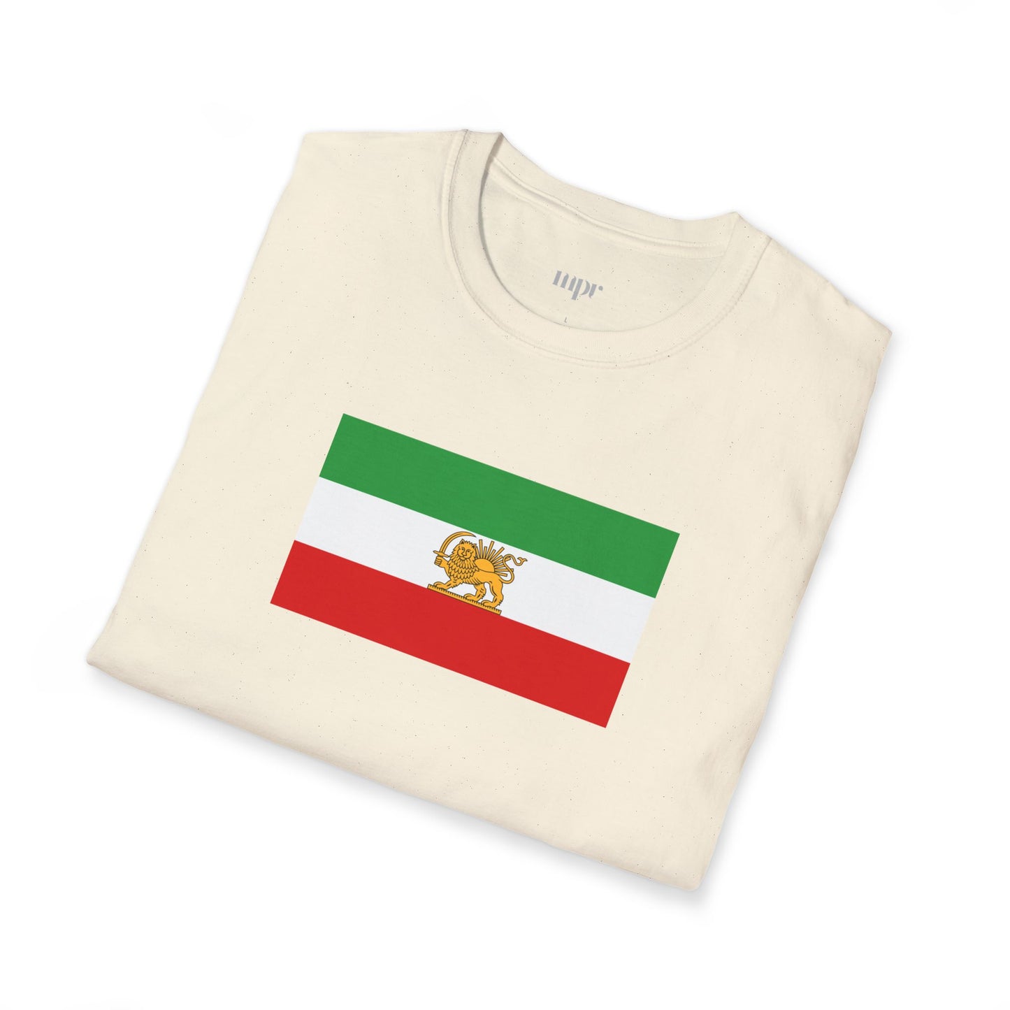 Lion and Sun Iran Flag Unisex T-Shirt