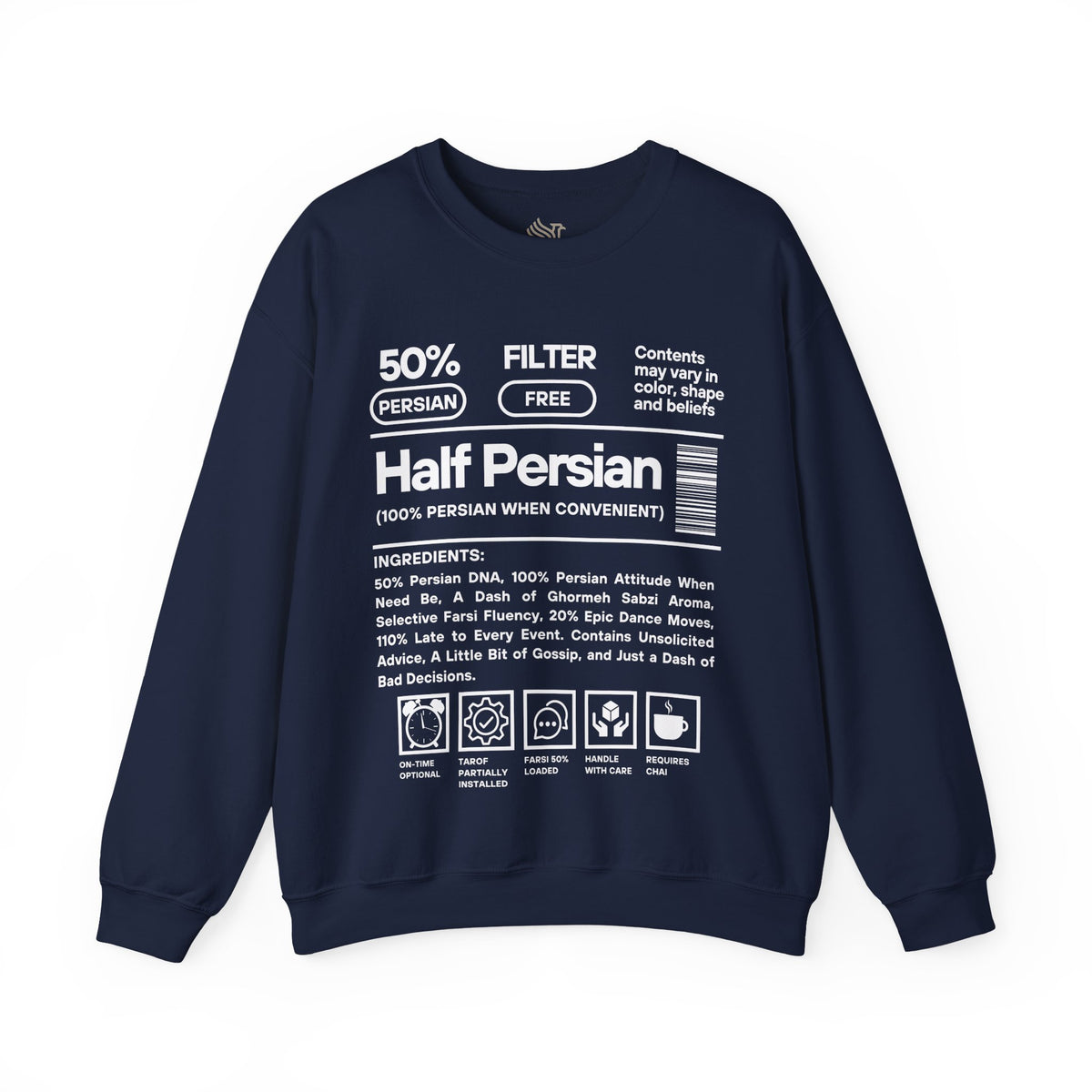 50% Persian Heritage Unisex Sweatshirt (Tehran Version)