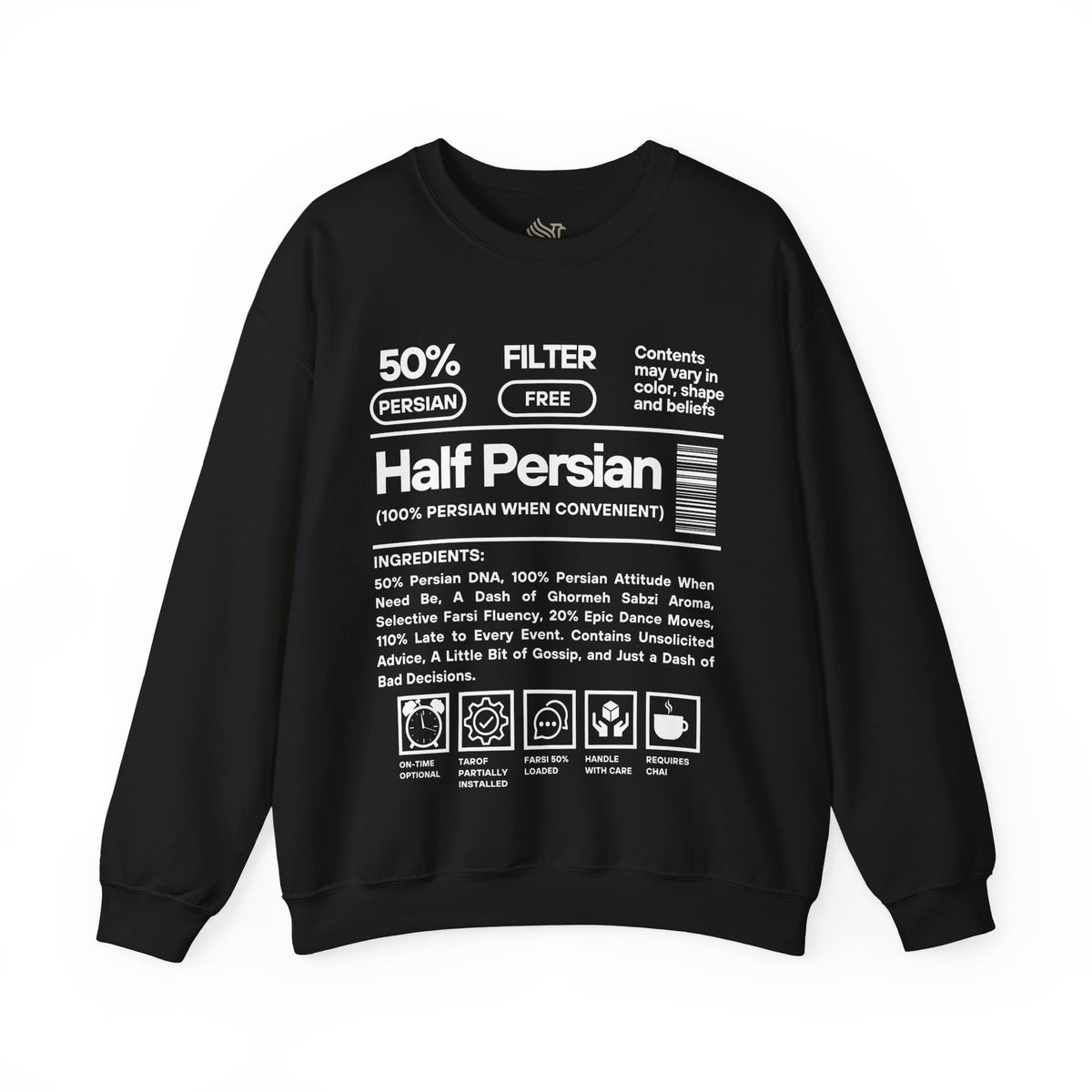 50% Persian Heritage Unisex Sweatshirt (Tehran Version)