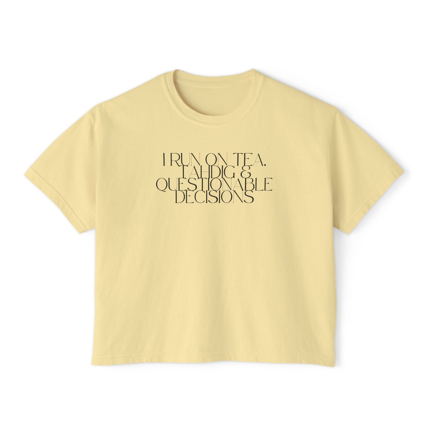 Chai & Tahdig Women's Boxy Tee