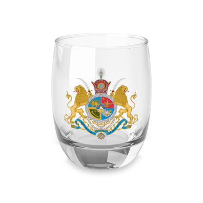 Pahlavi Royal Emblem Whiskey Glass
