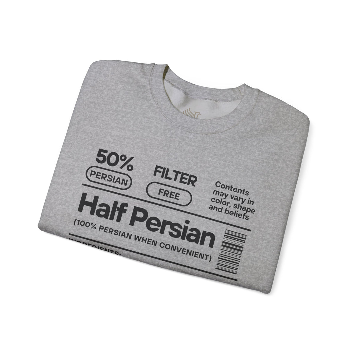 50% Persian Heritage Unisex Sweatshirt (Tehran Version)