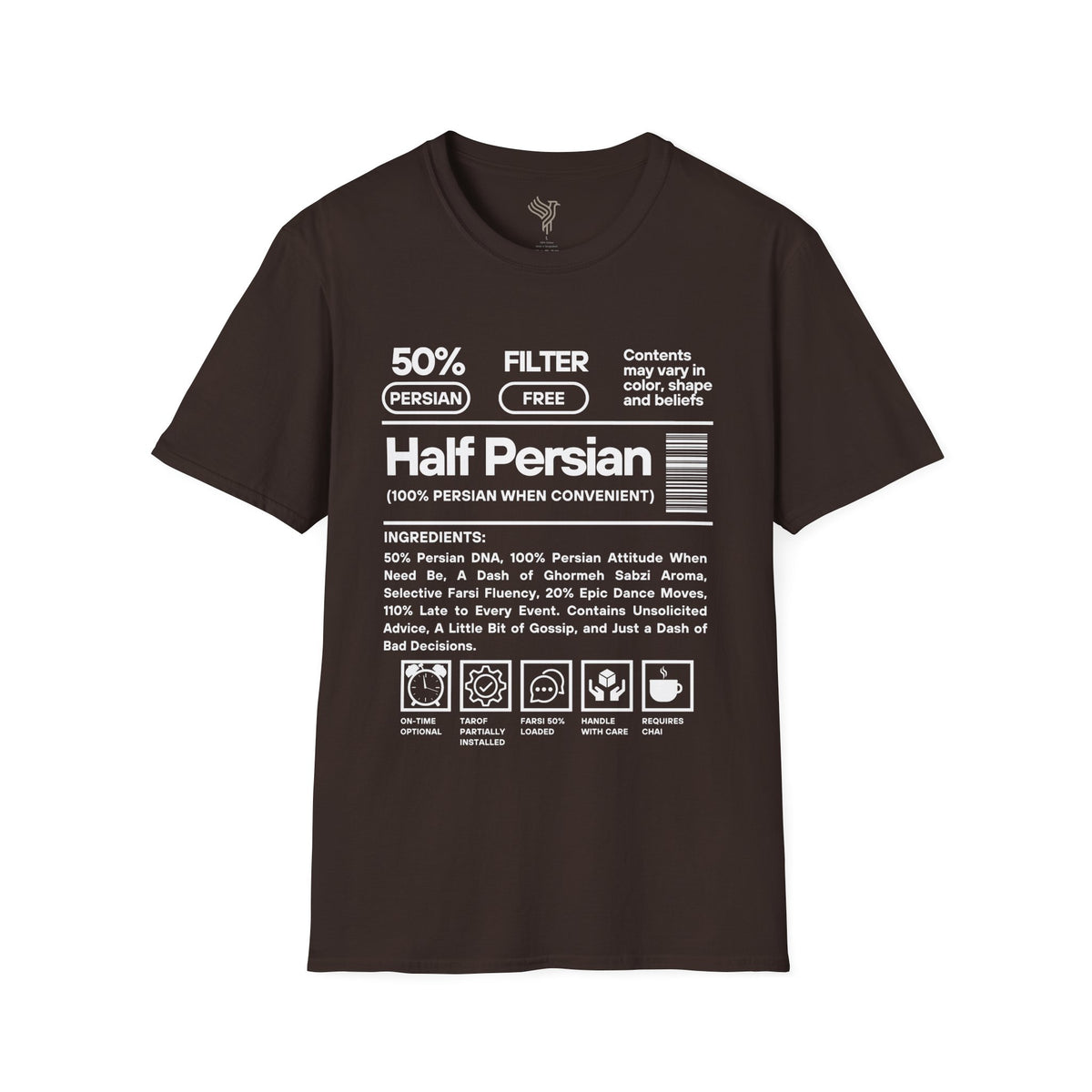 50% Persian Heritage Unisex T-Shirt (Tehran Version)