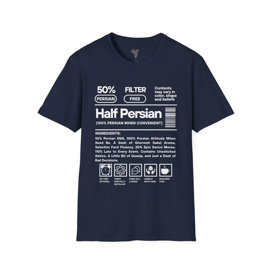 50% Persian Heritage Unisex T-Shirt (Tehran Version)