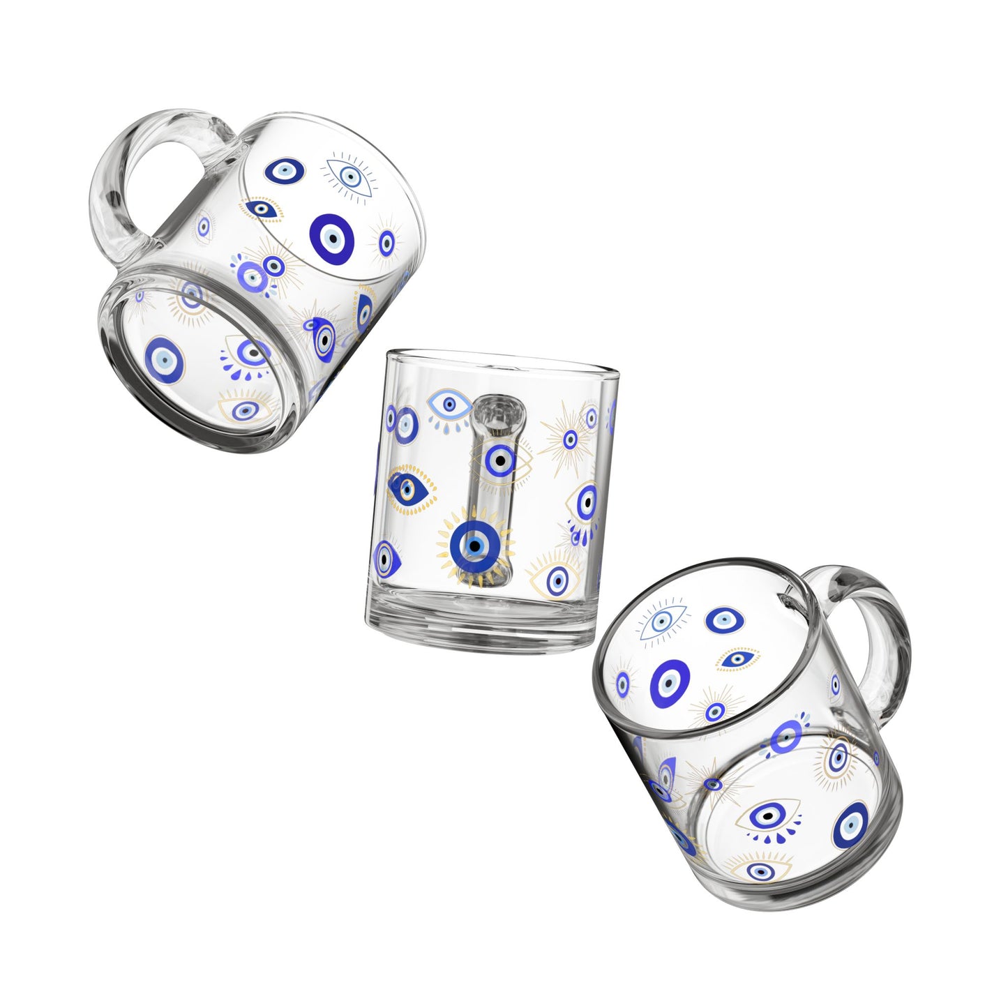 Evil Eye Glass Mug